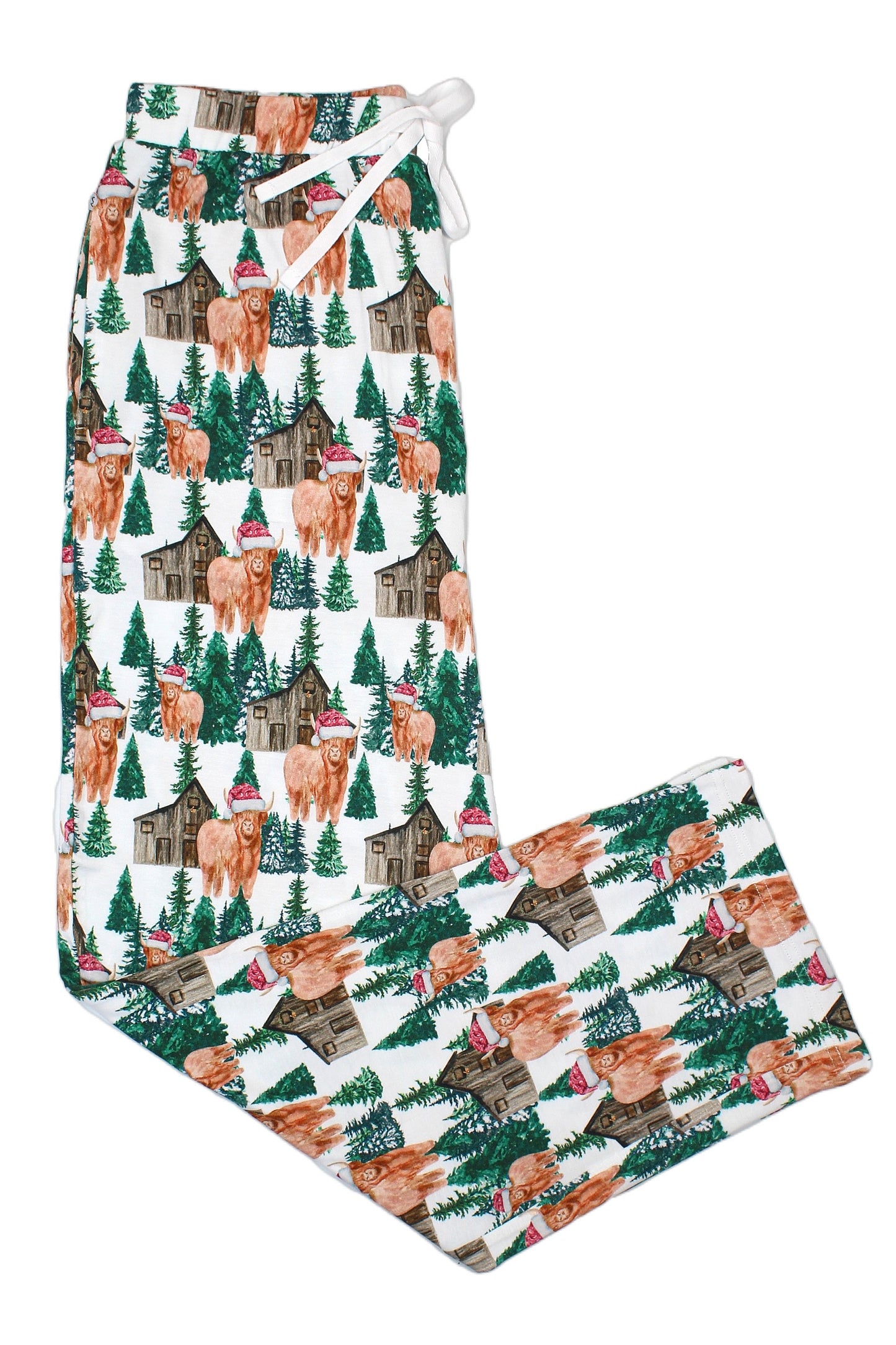 Santa Cows • Men's Bamboo Pants