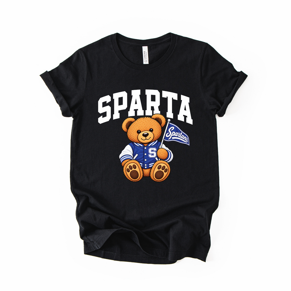 Sparta Bear • Black Tee