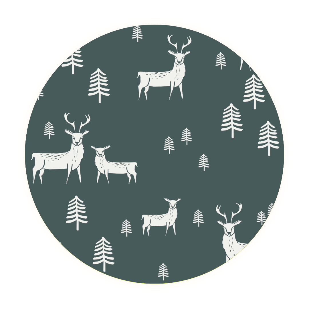 Woodland Deer • 2 Piece Bamboo Set (Classic Fit)