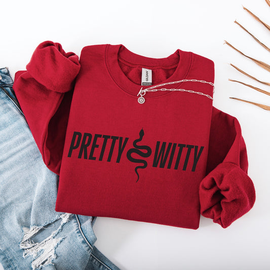 Pretty & Witty • Cardinal Pullover