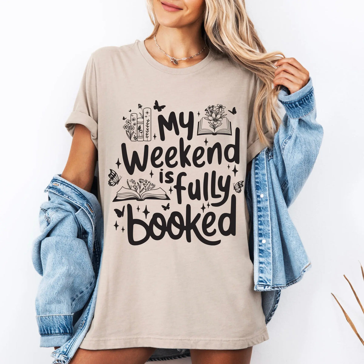 Booked • Tan Tee River Babe Threads