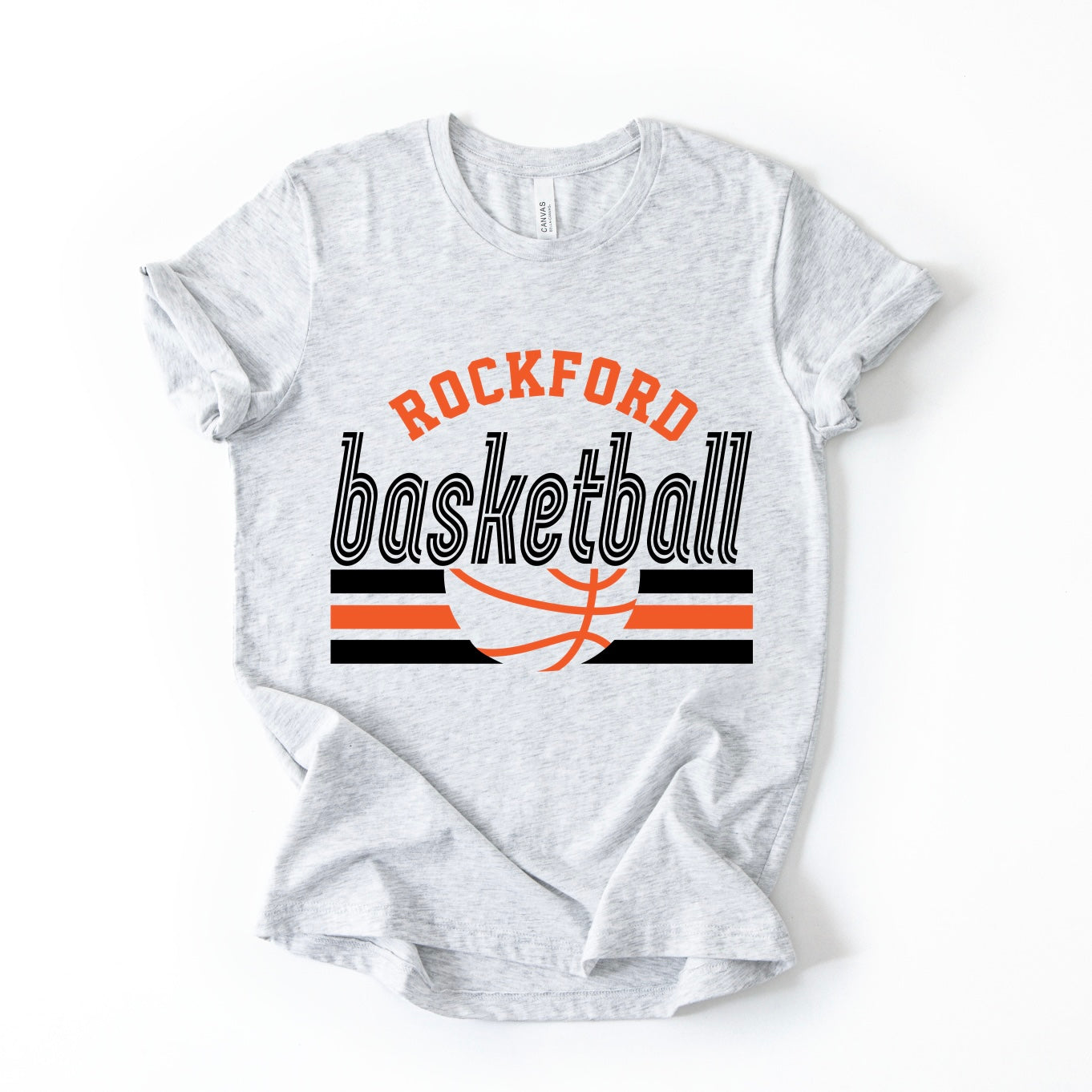 Retro Basketball • Ash Tee
