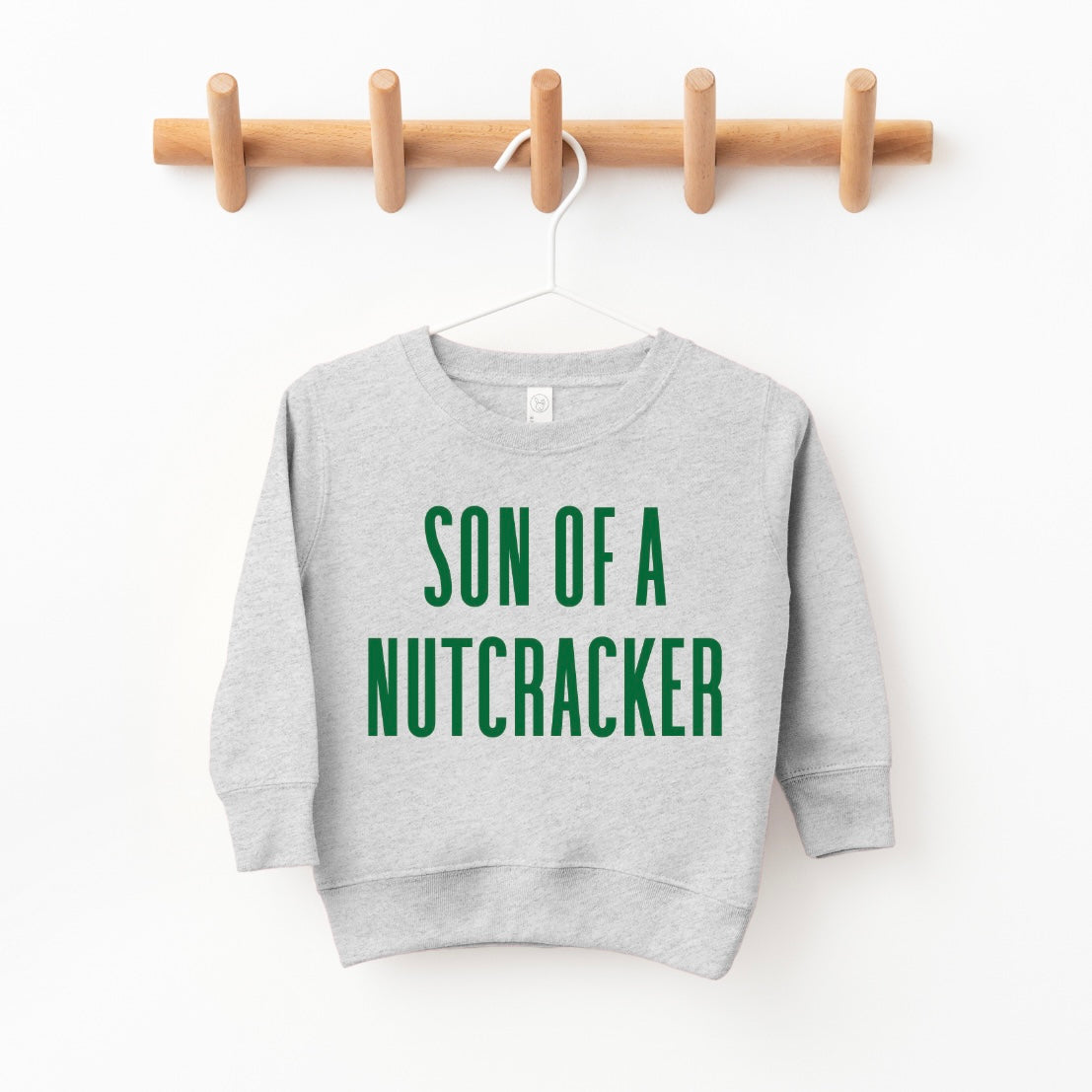 Son of a Nutcracker • Kids Gray Pullover