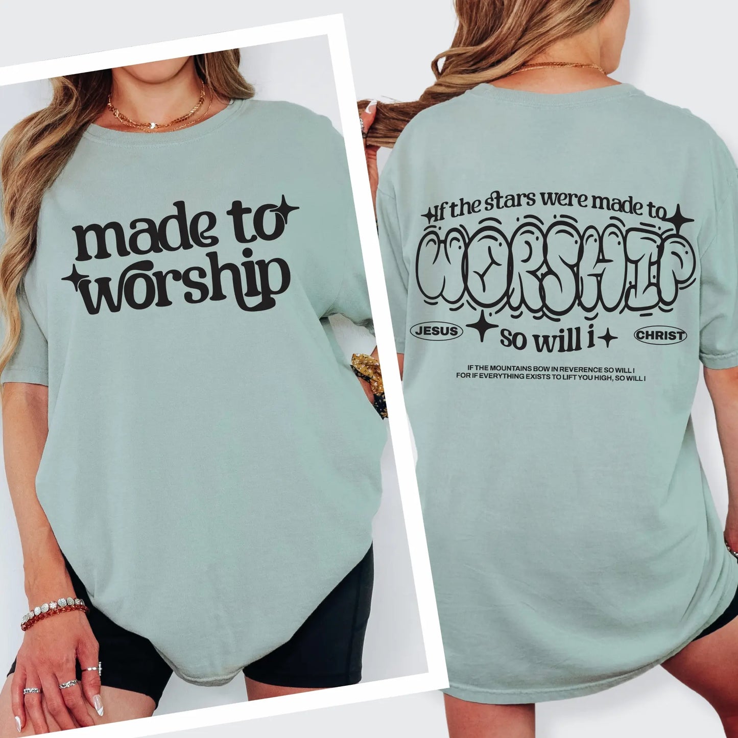 Made to Worship • Bay Dyed Tee River Babe Threads