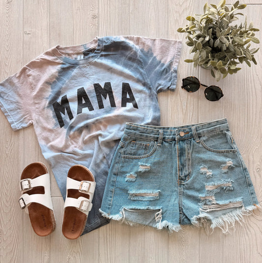 MAMA arch • Sky Tie Dye River Babe Threads