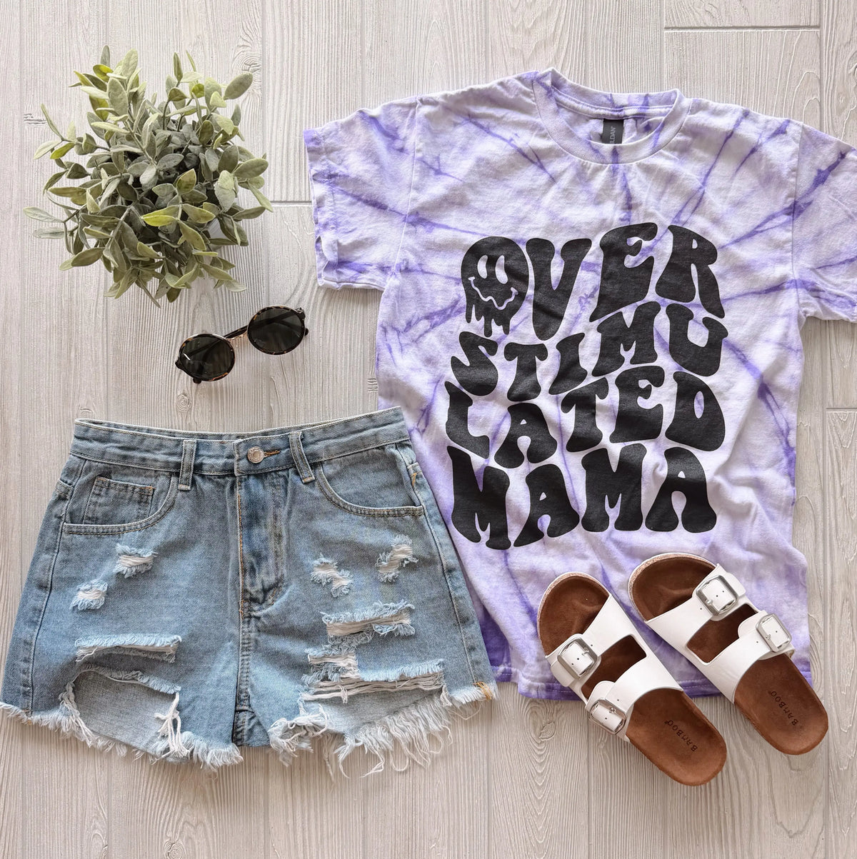 Overstimulated • Lilac Tie Dye River Babe Threads