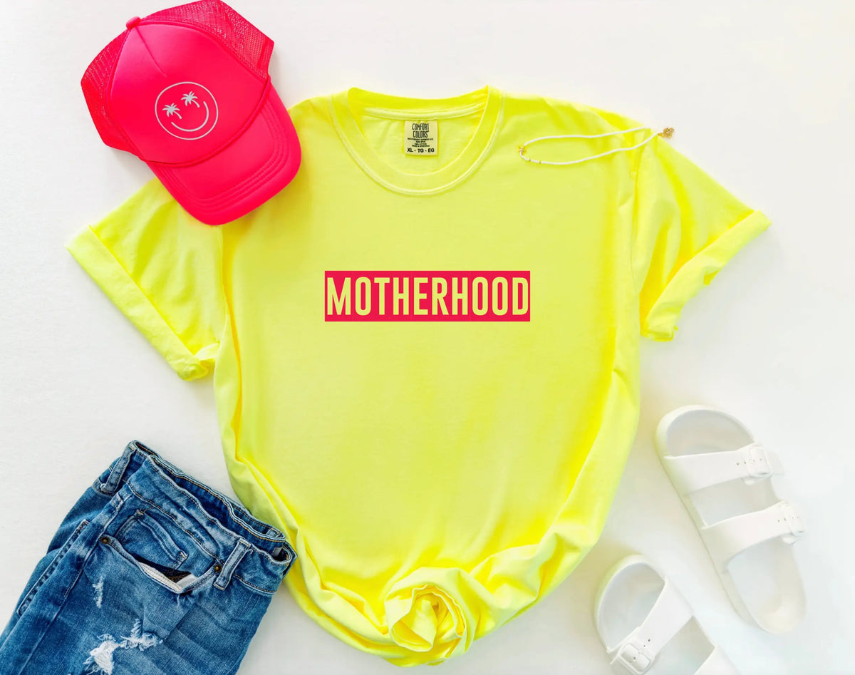 MOTHERHOOD • Comfort Colors Tee River Babe Threads