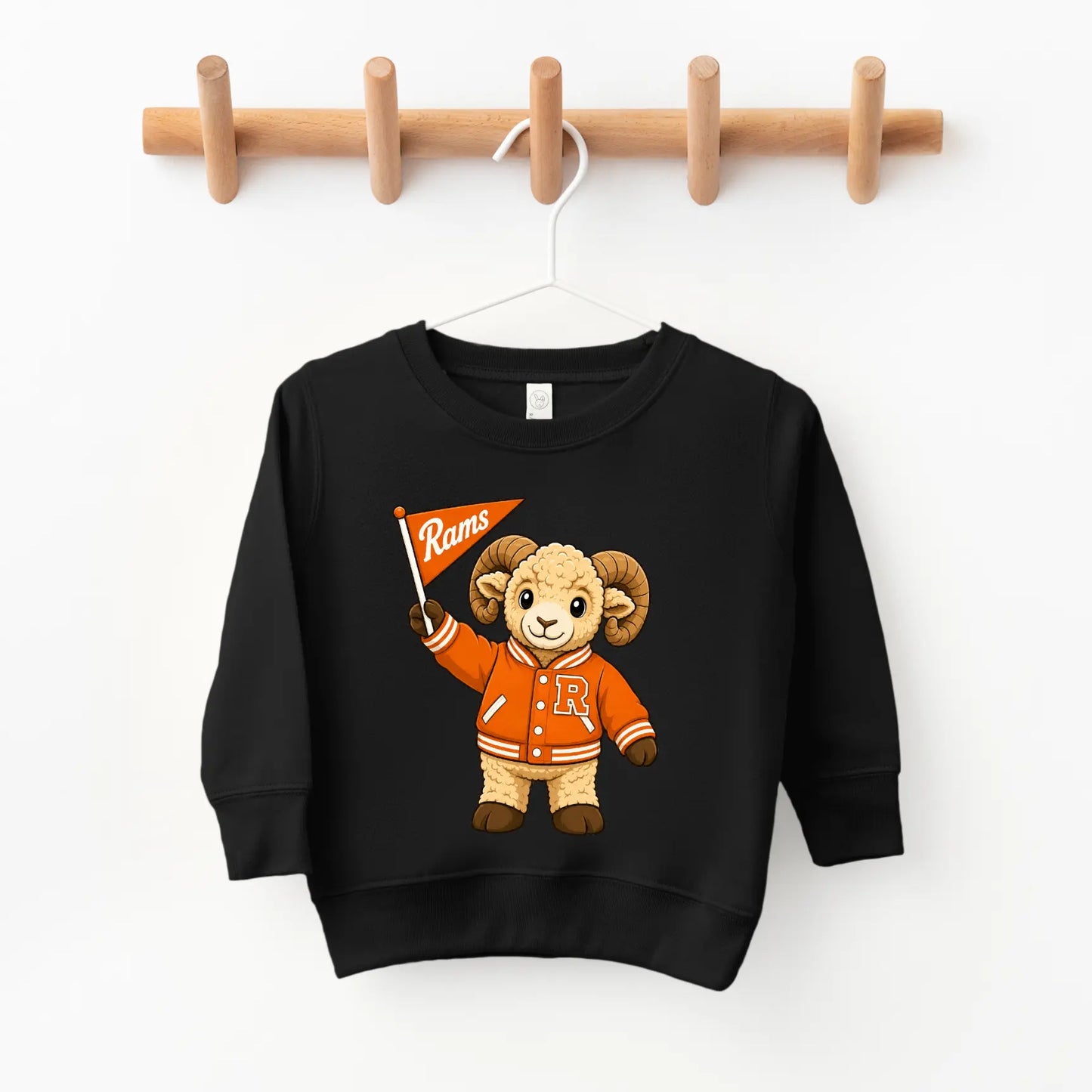 Rocky the Ram • Black Sweatshirt