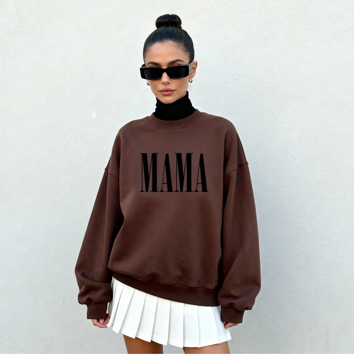MAMA • Brown Pullover River Babe Threads