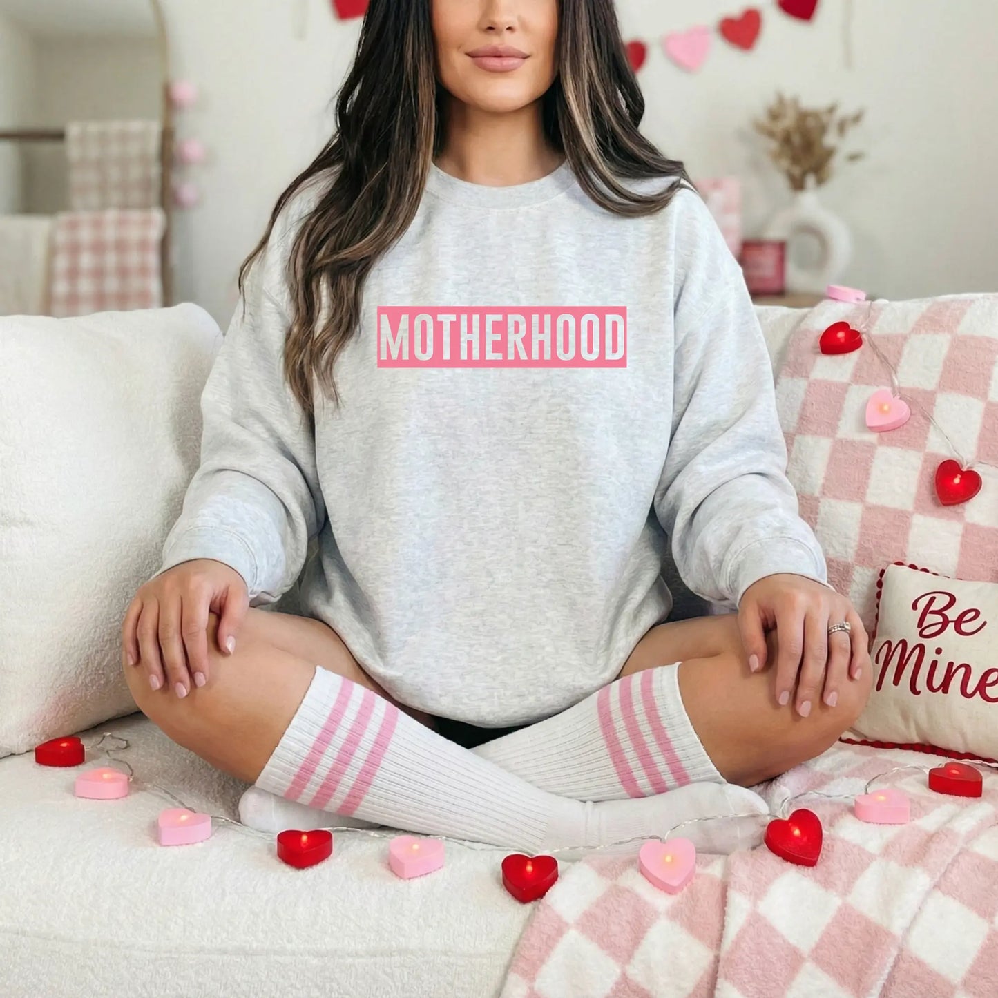 MOTHERHOOD • Ash Gray Sweatshirt River Babe Threads