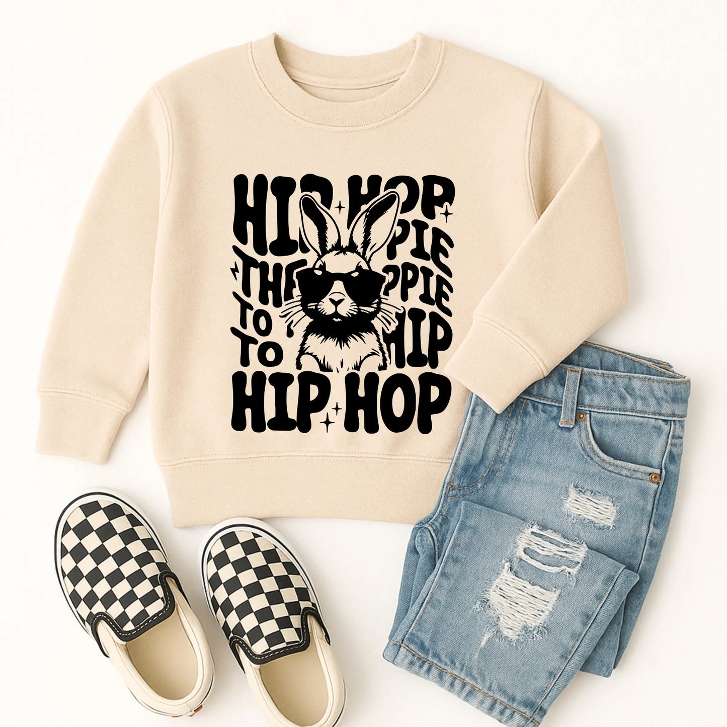HIP HOP • Natural Pullover River Babe Threads