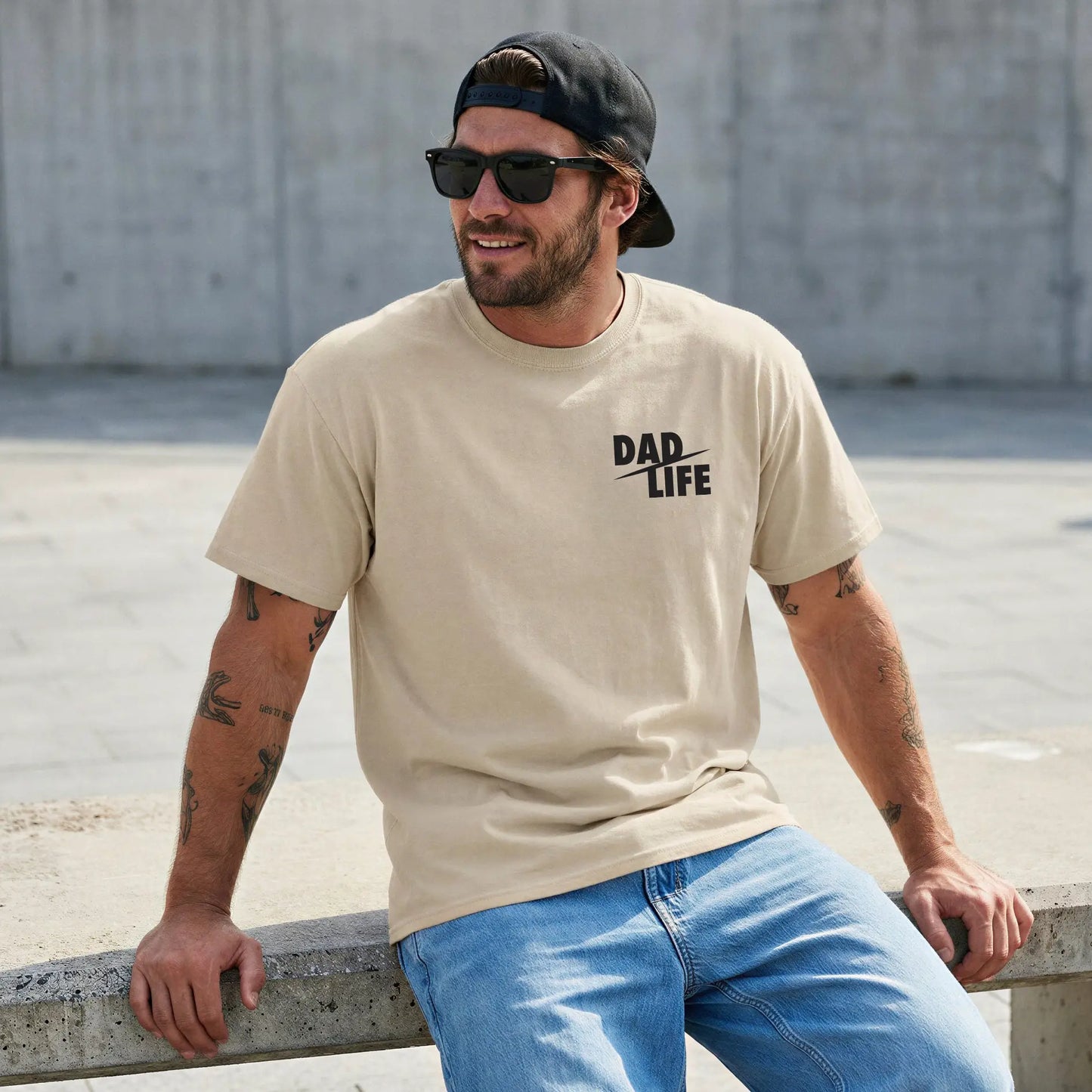 Dad Life Slice • Comfort Tee River Babe Threads
