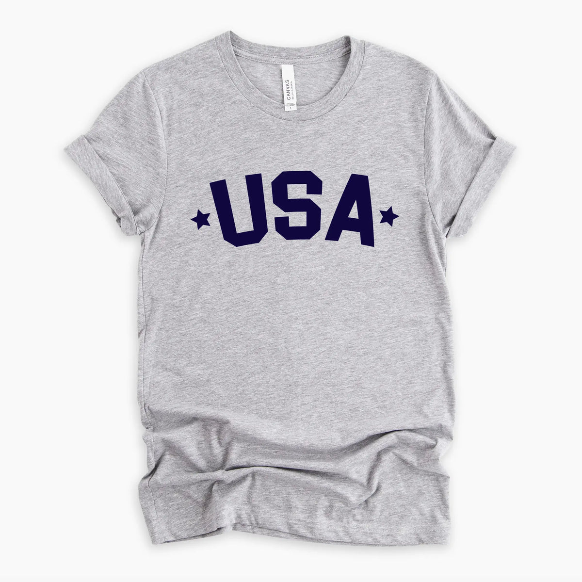 USA • Gray Tee River Babe Threads