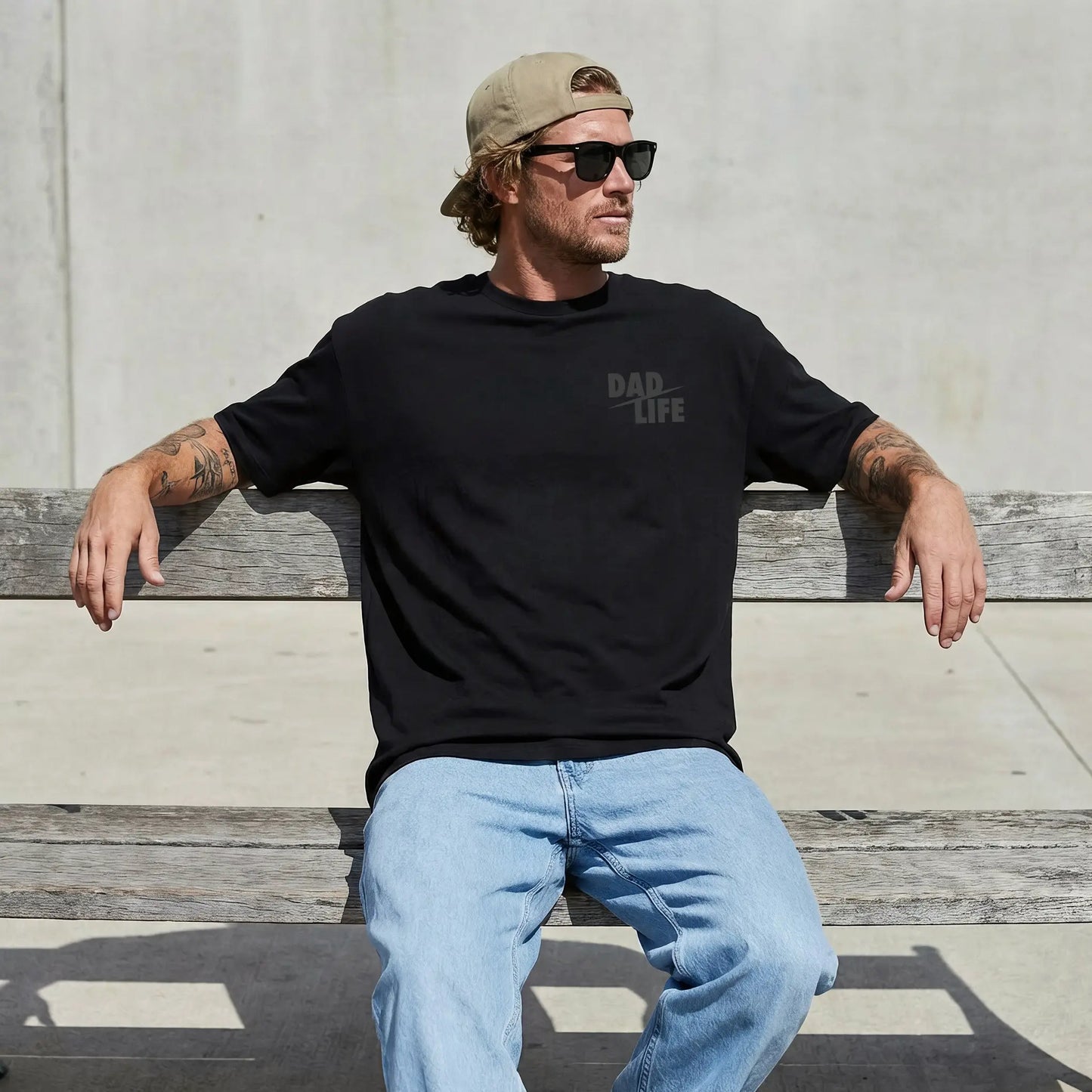 DAD/LIFE • Black Tee River Babe Threads
