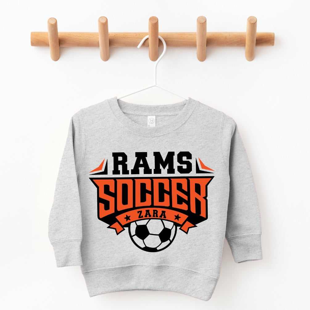 Rams Soccer • Customizable Sweatshirt