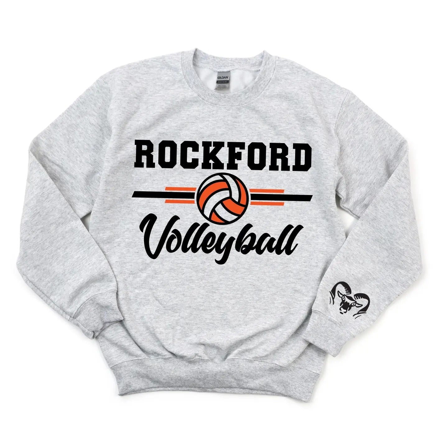 Rockford Volleyball • Gray Sweatshirt River Babe Threads