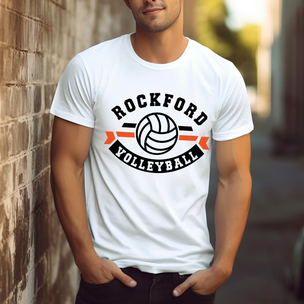 Volleyball • White Tee