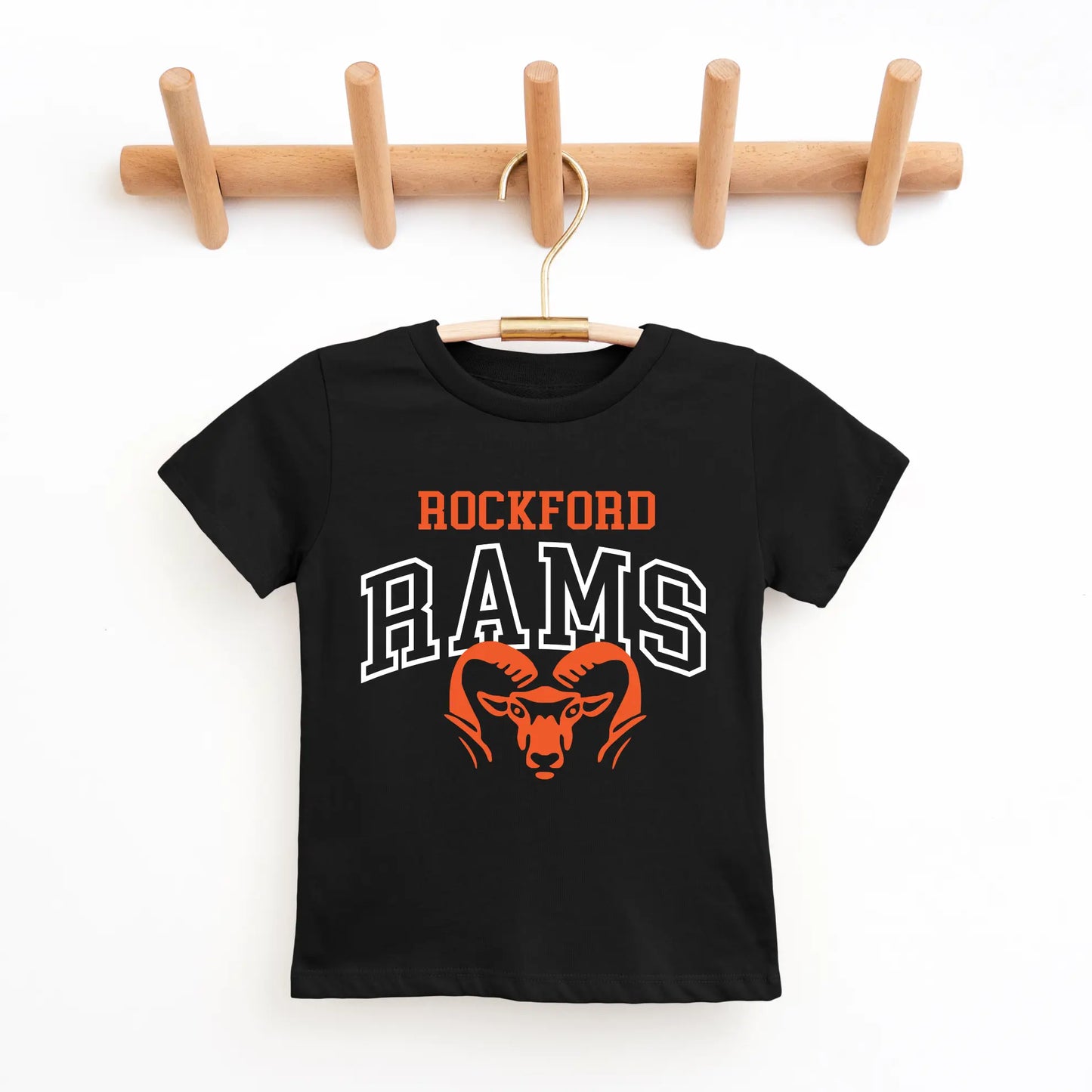 Rockford Rams • Black Tee River Babe Threads