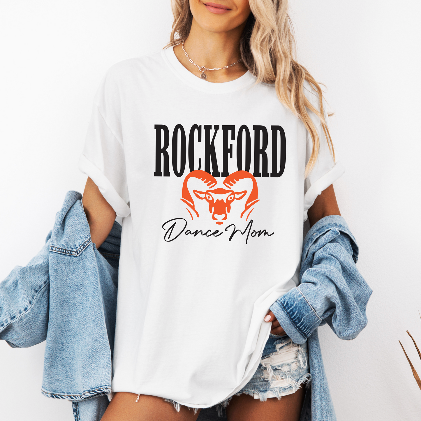 Rockford Mom • Customized White Tee