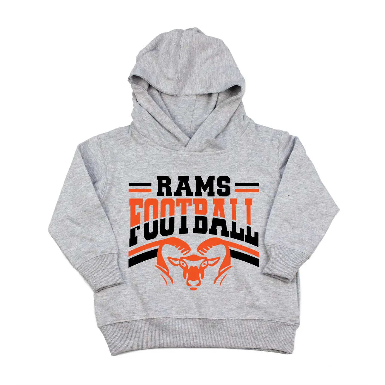 Rams Football • Gray Hoodie River Babe Threads