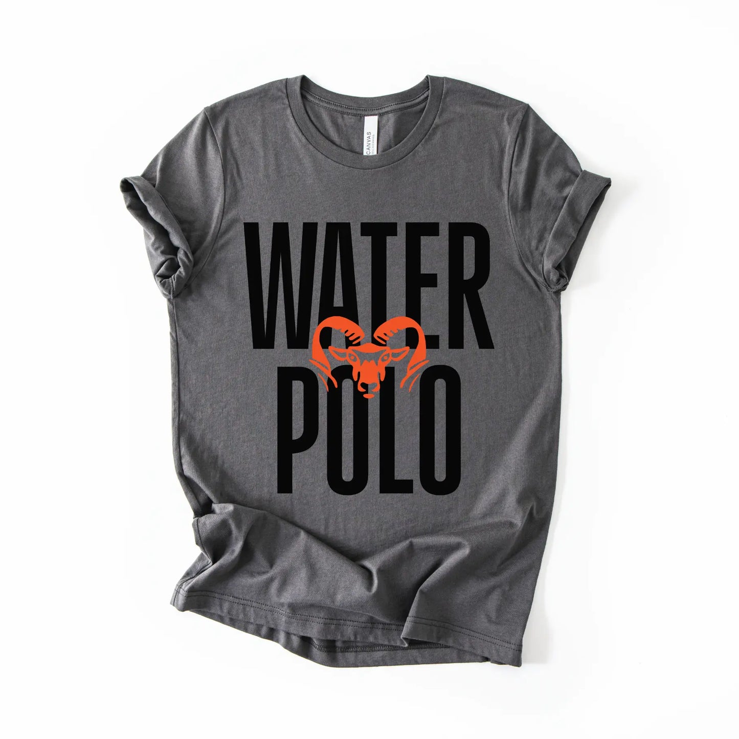 Rams Water Polo • Asphalt Tee River Babe Threads
