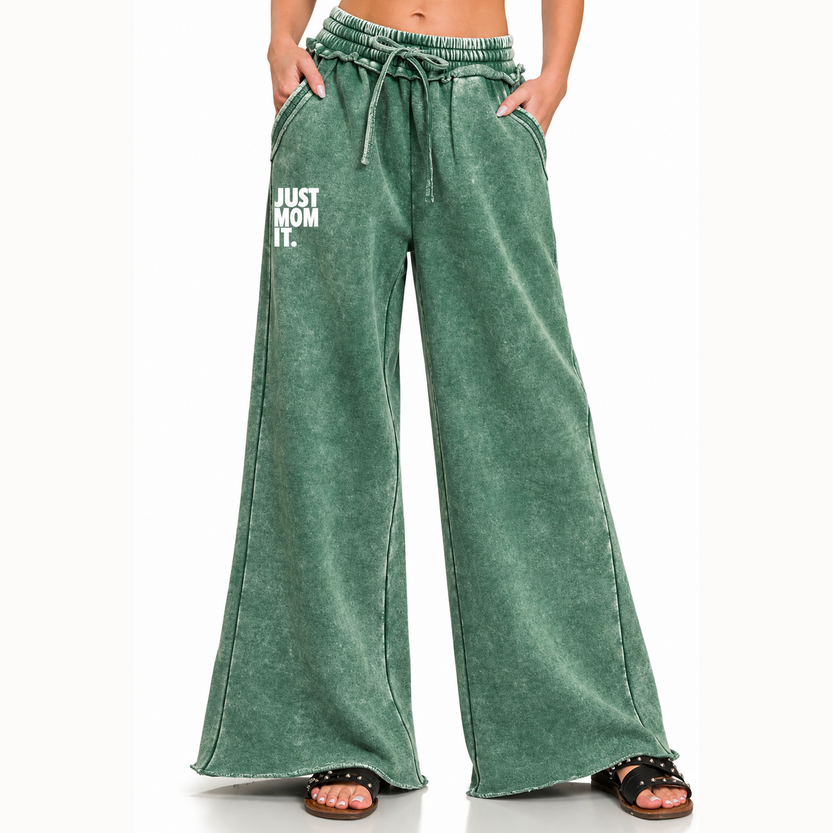 Urban Wide Leg Pant • Forest