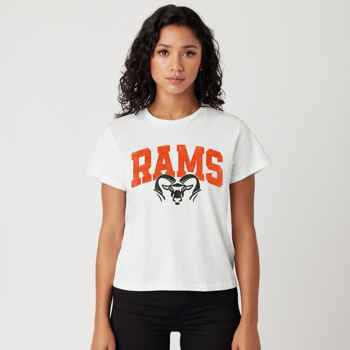 Vintage Rams • High Waisted Tee