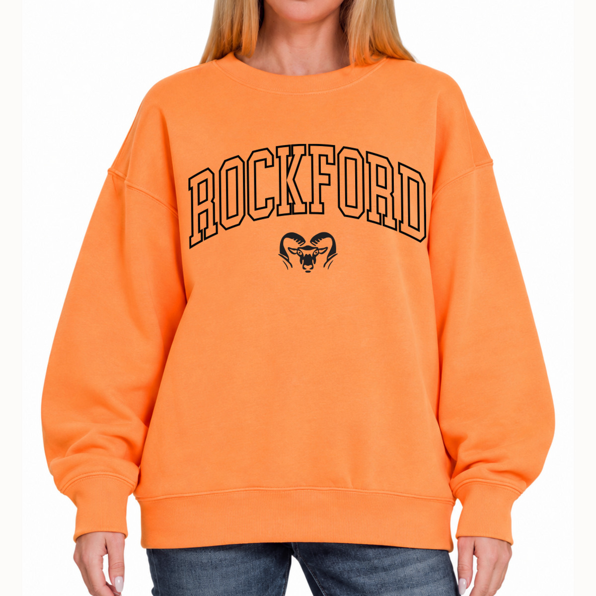 ROCKFORD • Bright Orange Sweatshirt