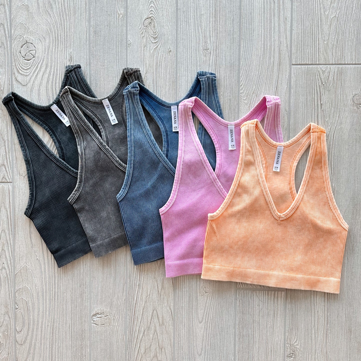 Brandy Ribbed Crop • Vintage Collection