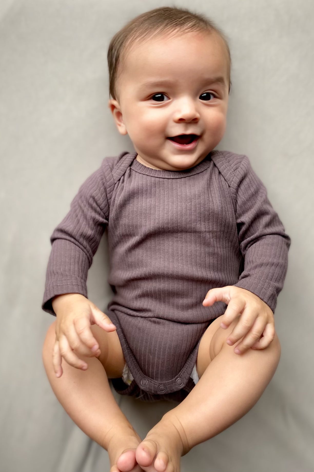 Ribbed Long Sleeve Bodysuit