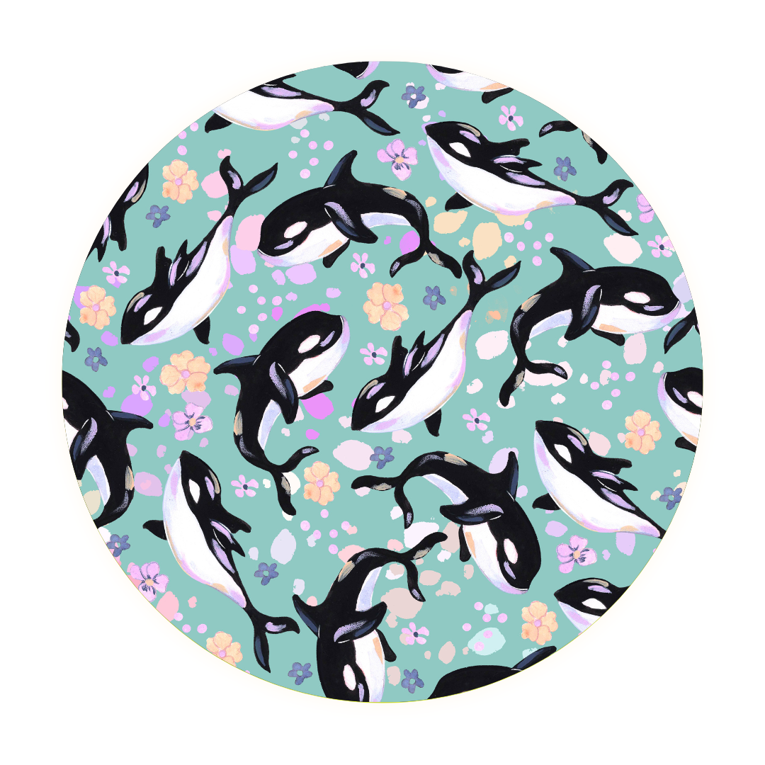 Orca Love • Bamboo Zippy