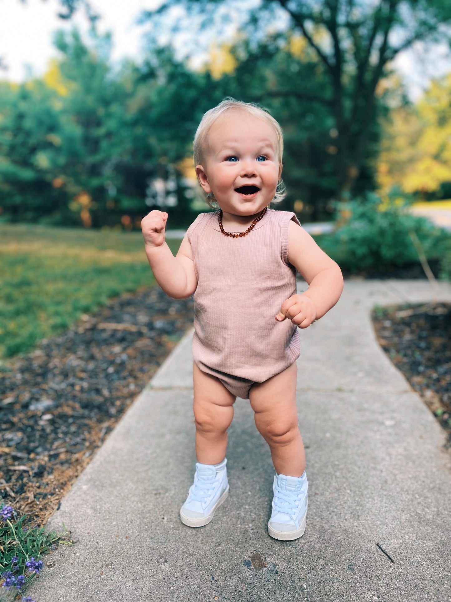Organic Cotton Bubble Romper