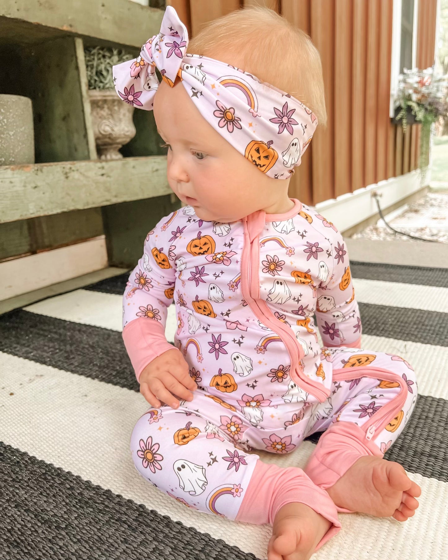 Floral Boos • Bamboo Zippy