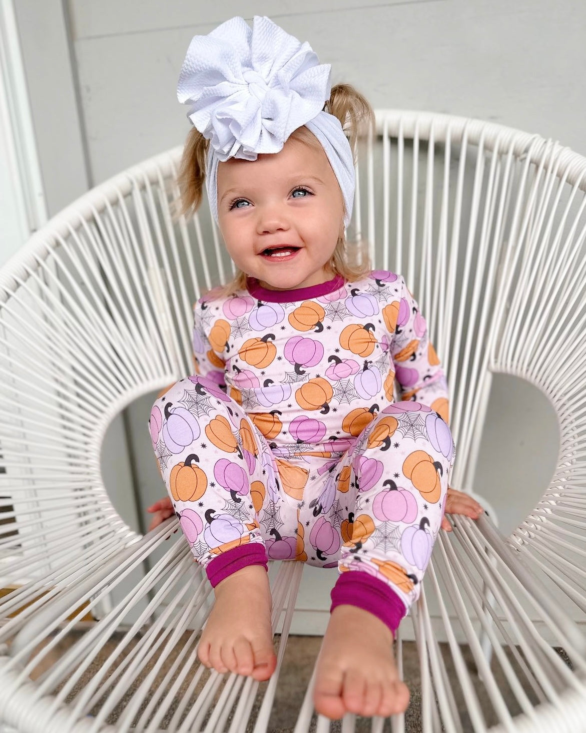 Purple Pumpkins • 2 Piece Bamboo Set
