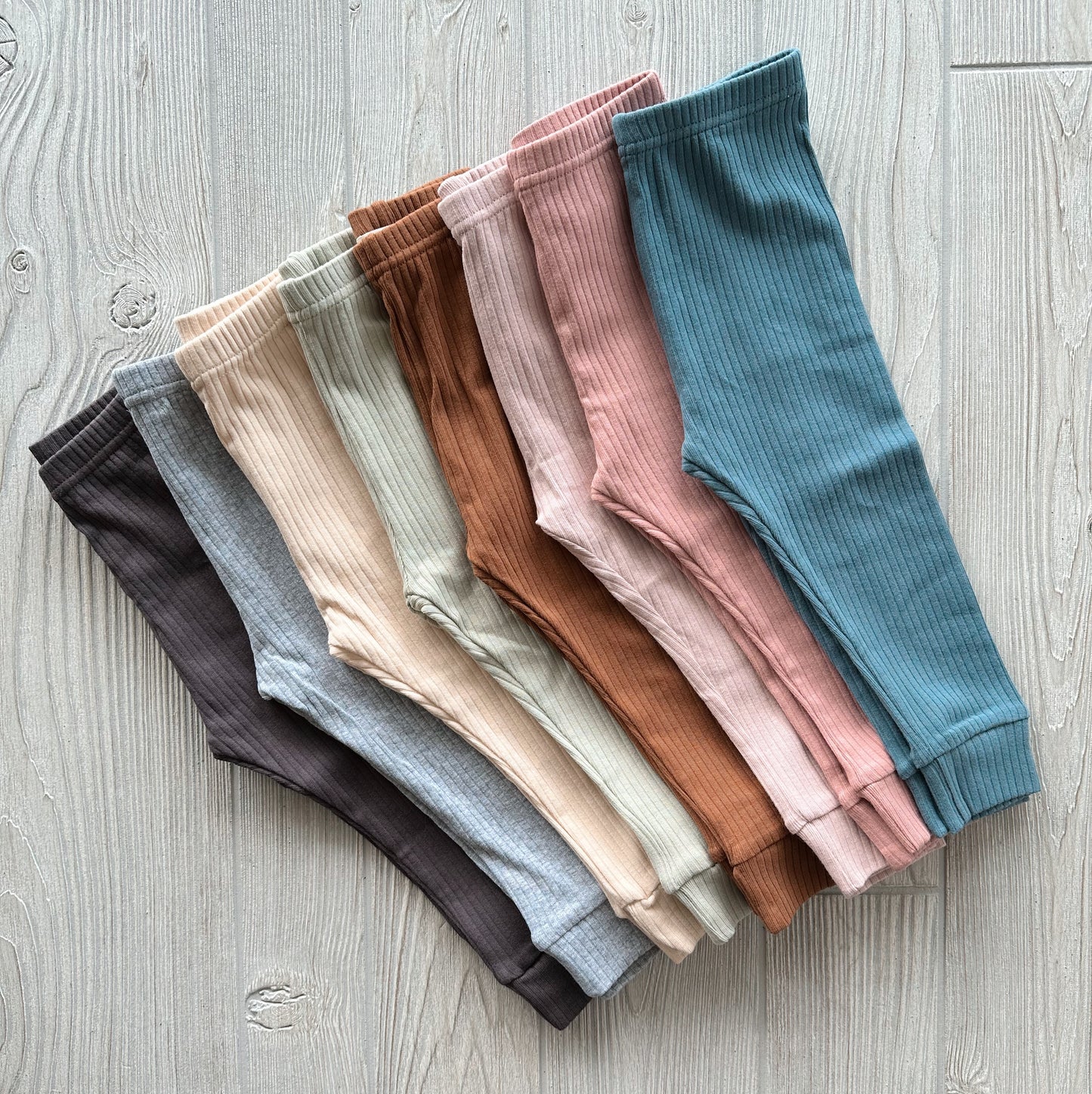 Ribbed Organic Cotton Leggings
