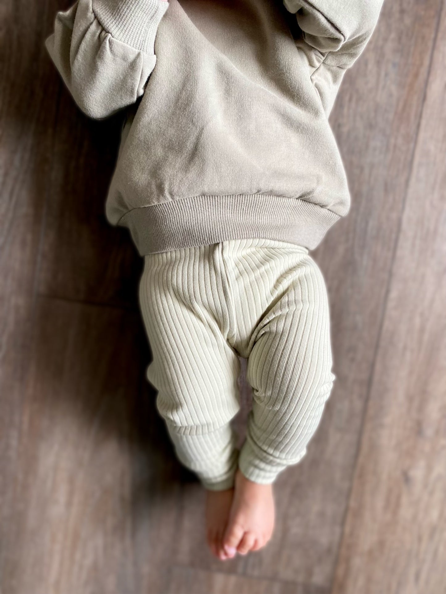 Ribbed Organic Cotton Leggings