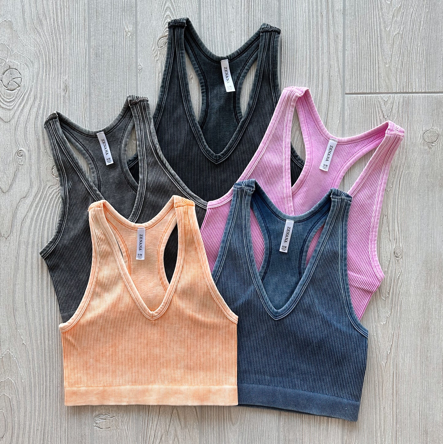 Brandy Ribbed Crop • Vintage Collection