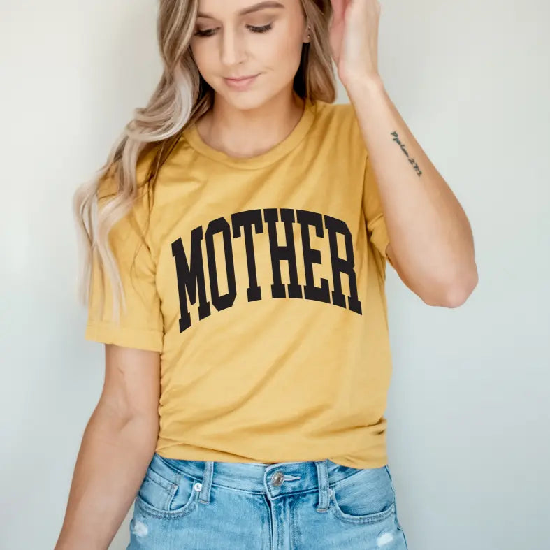 MOTHER • Mustard Tee River Babe Threads