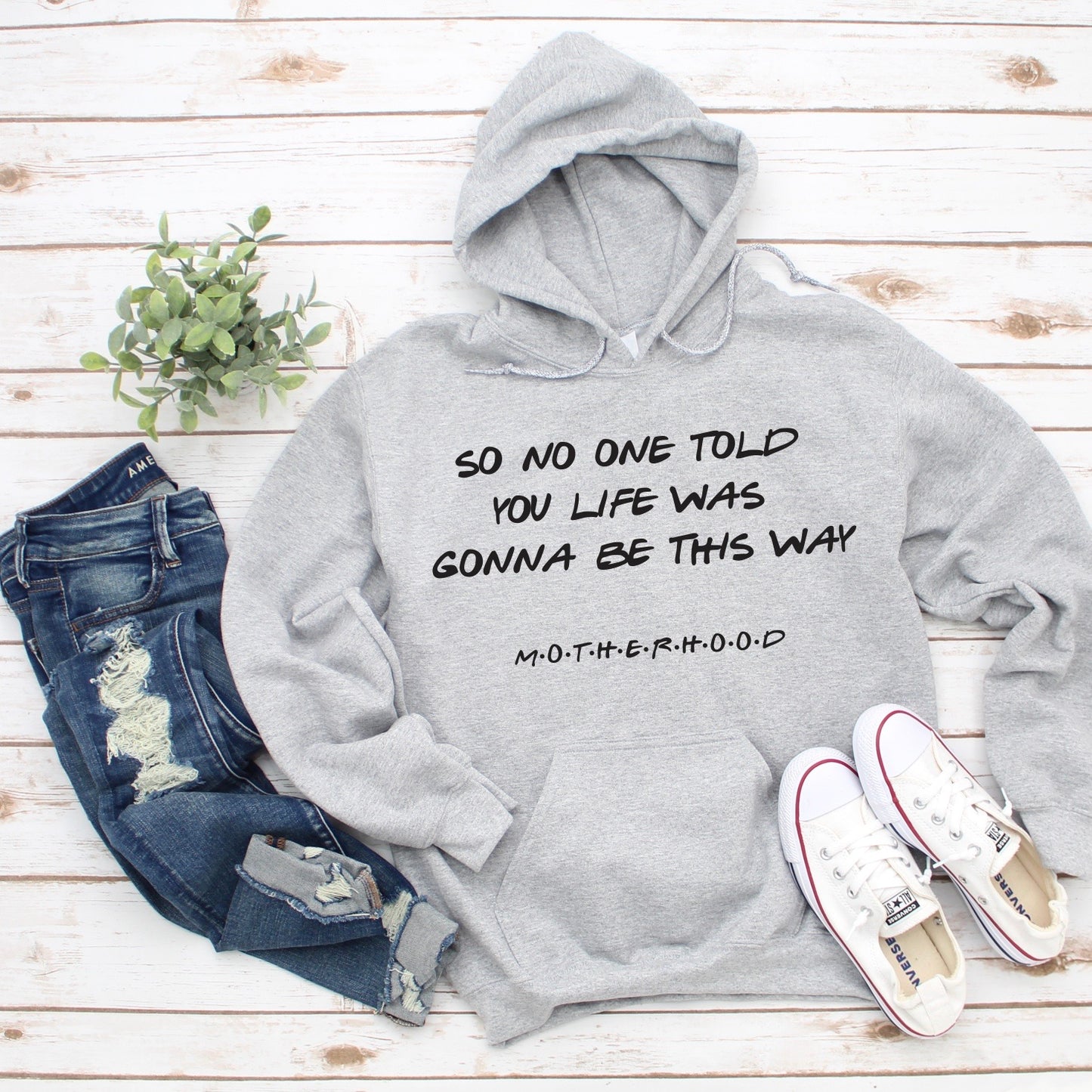 No One Told You • Gray Hoodie