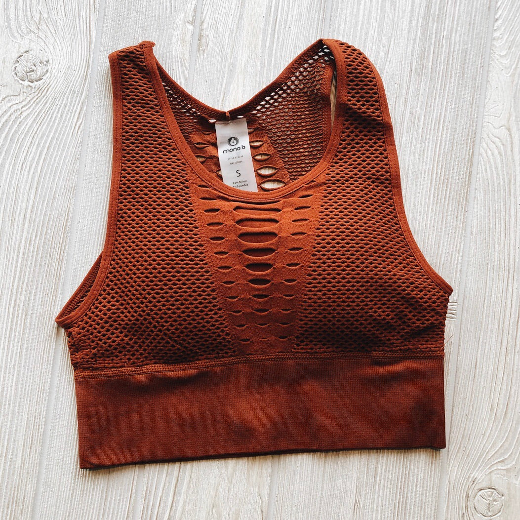 Grated Sports Bra • More Colors! SIZE SMALL