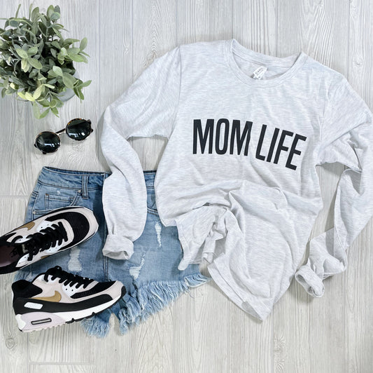 MOM LIFE • Ash Long Sleeved