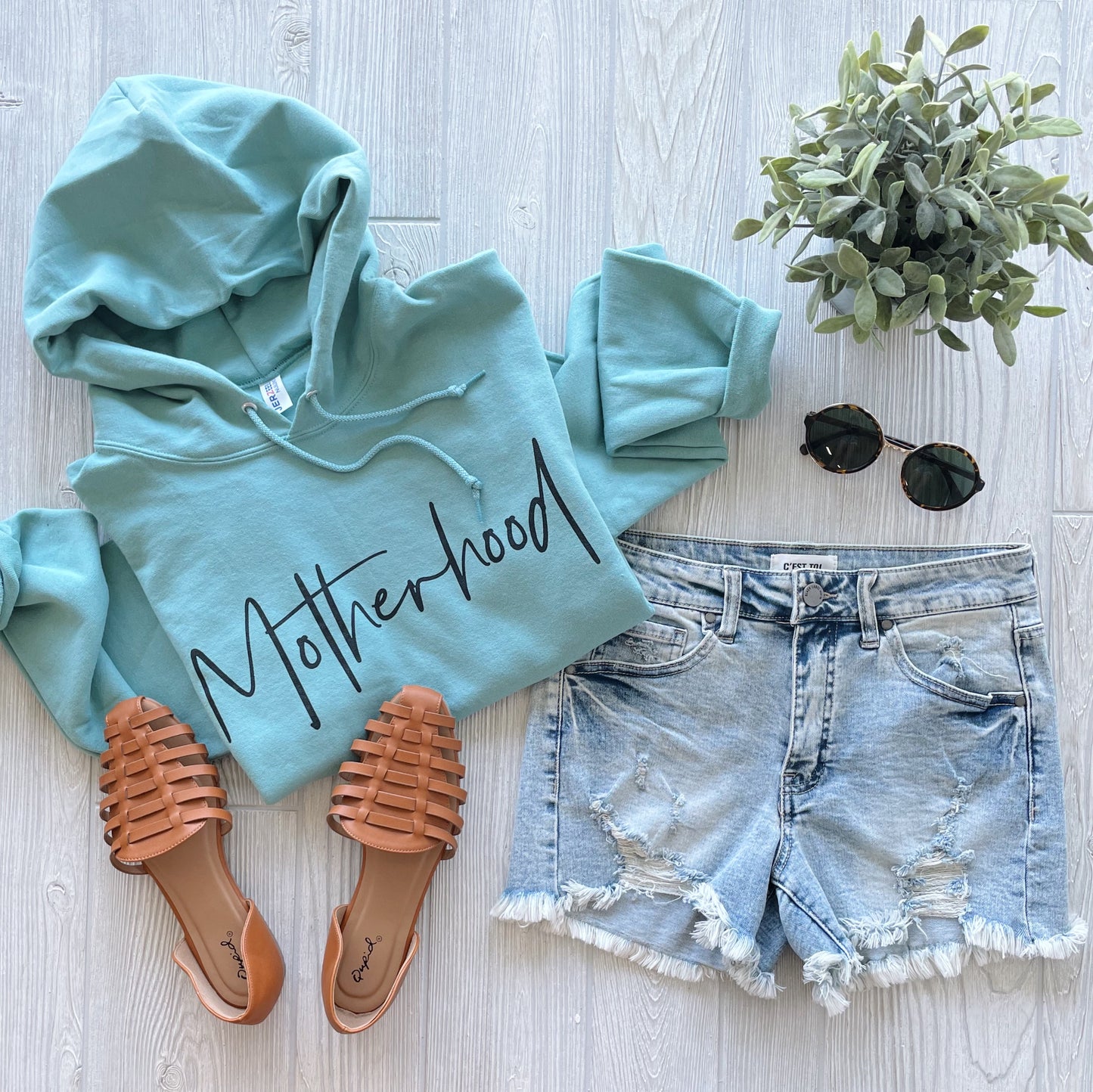 Motherhood • Sage Hoodie