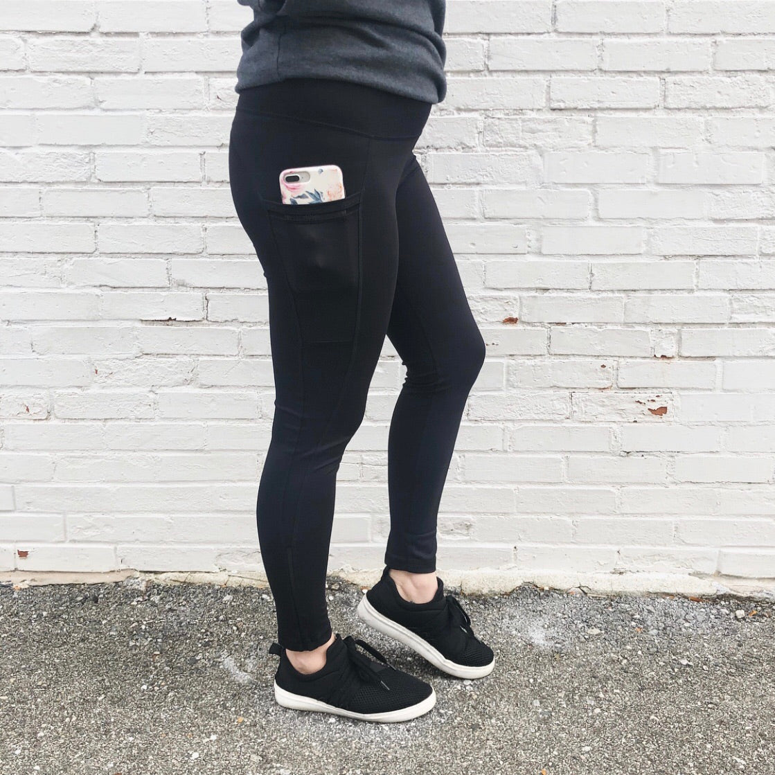 Mesh Detail Pocket Legging