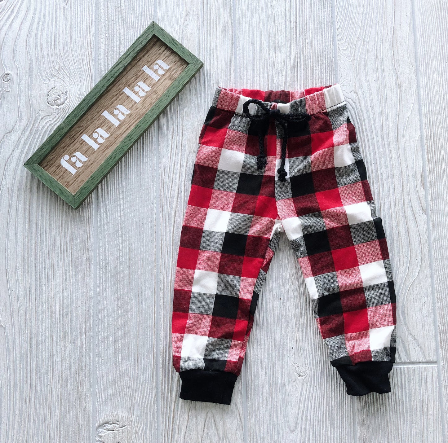 Holiday Plaid Joggers