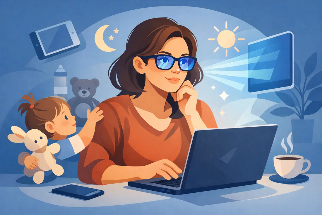 Are Blue Light Glasses for Moms Worth It?