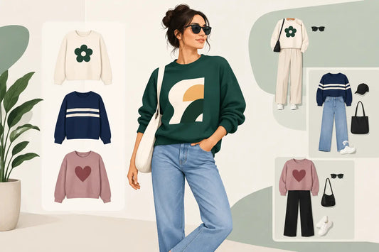 How to Style Statement Sweatshirts Casually