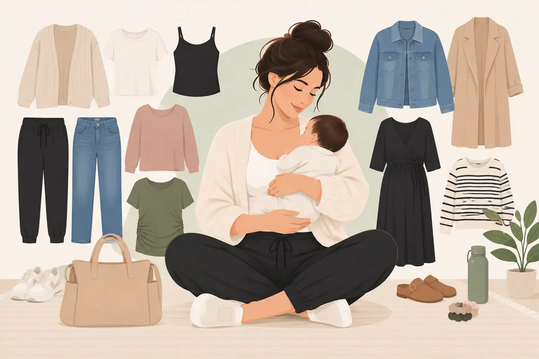 12 Best Postpartum Capsule Pieces for Mom Life