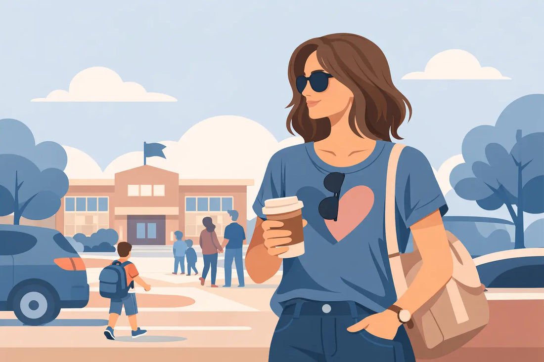 Back to School Mom Shirt Ideas for Drop-Off