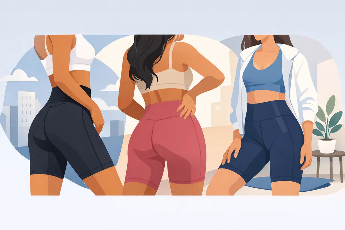 High Waisted Biker Shorts Women Actually Wear