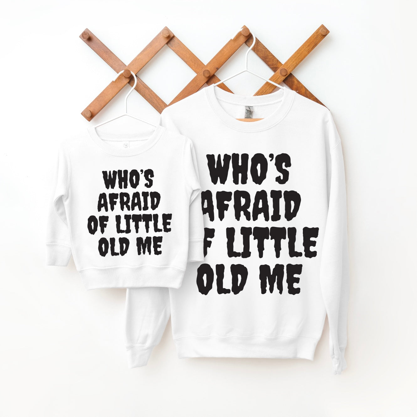 Who's Afraid • White Tee or Sweatshirt